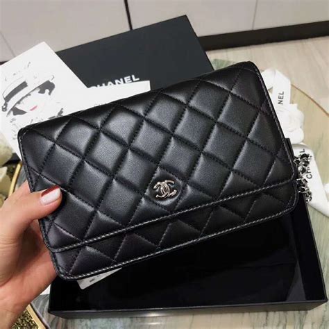 chanel black wallet|where to buy chanel wallet.